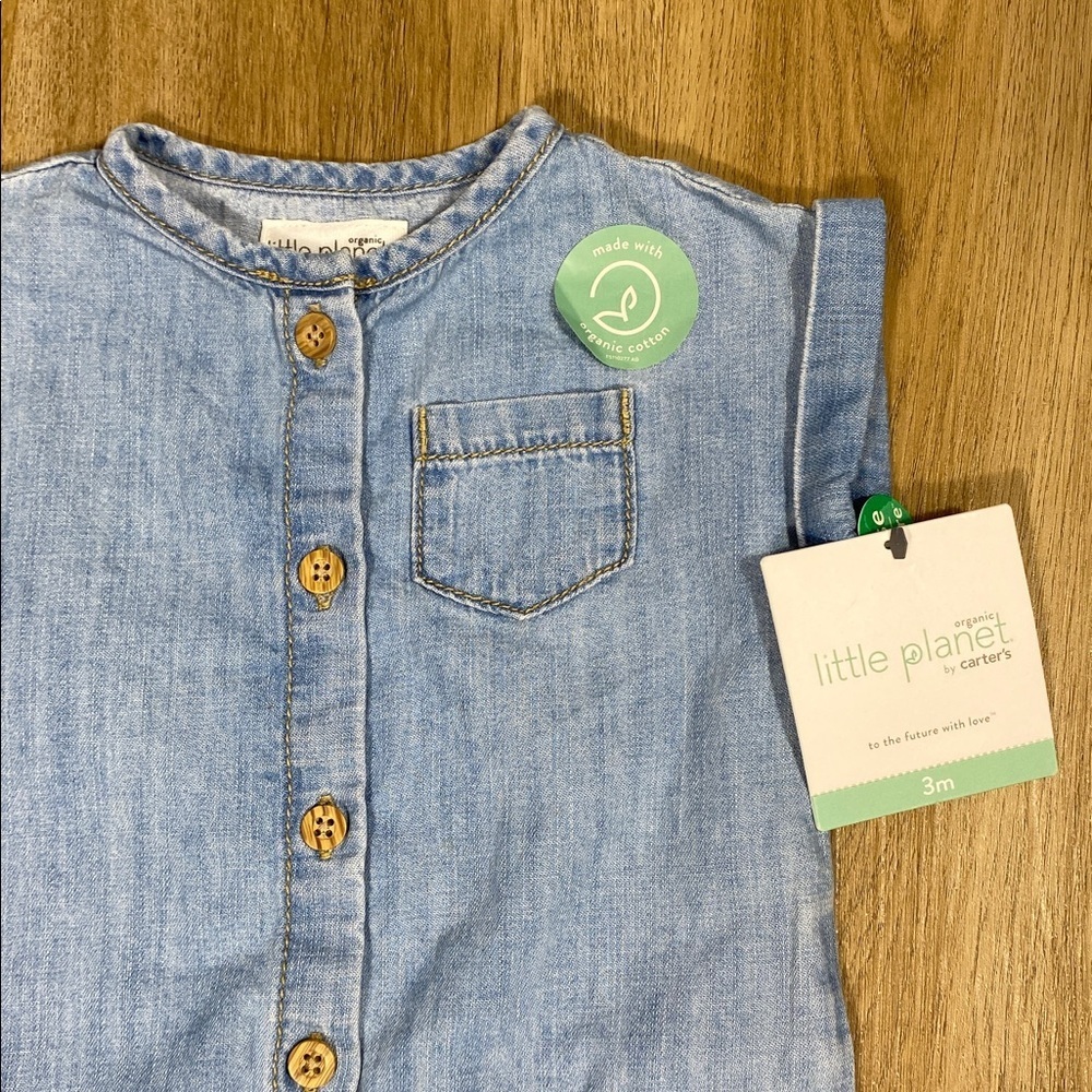 Carters Organic Little Planet Baby bundle Newborn - 6 Mo. New with Tags - Picture 8 of 16